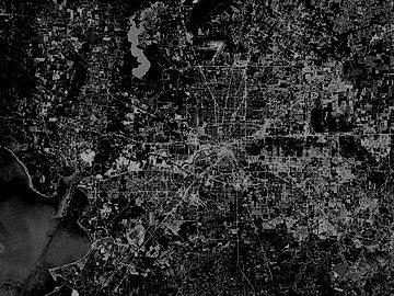 城市夜景卫星图